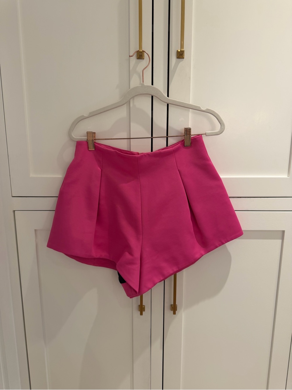 Zara Hot Pink High-Waist Shorts